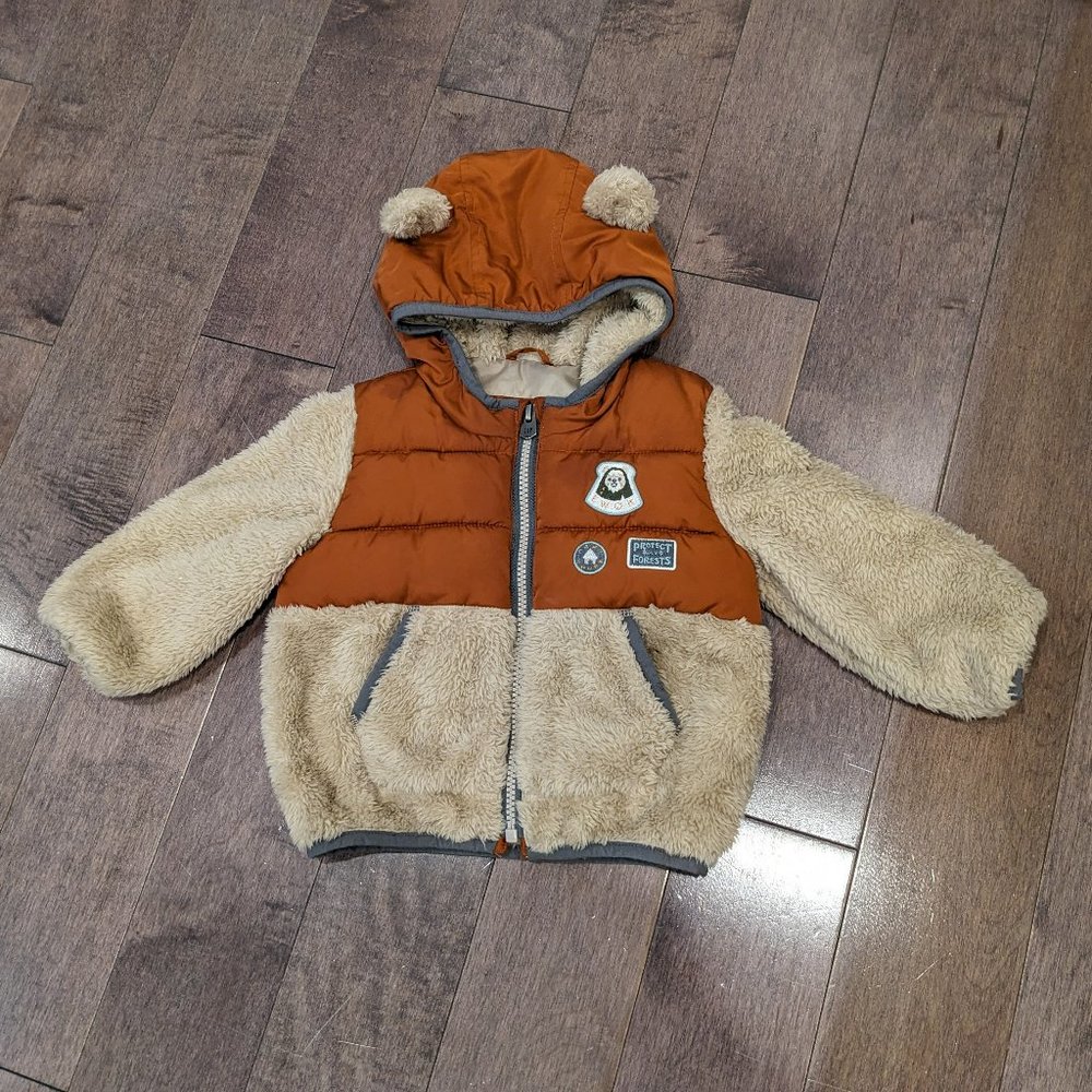 baby GAP Star Wars Sherpa Jacket Ewok 18-24M